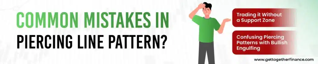 common mistakes in piercing line pattern